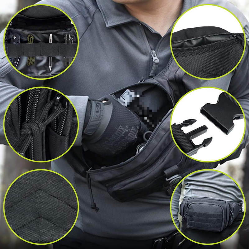 600D Oxford Multi-Pocket Waist - Fishing Belt recension och pris